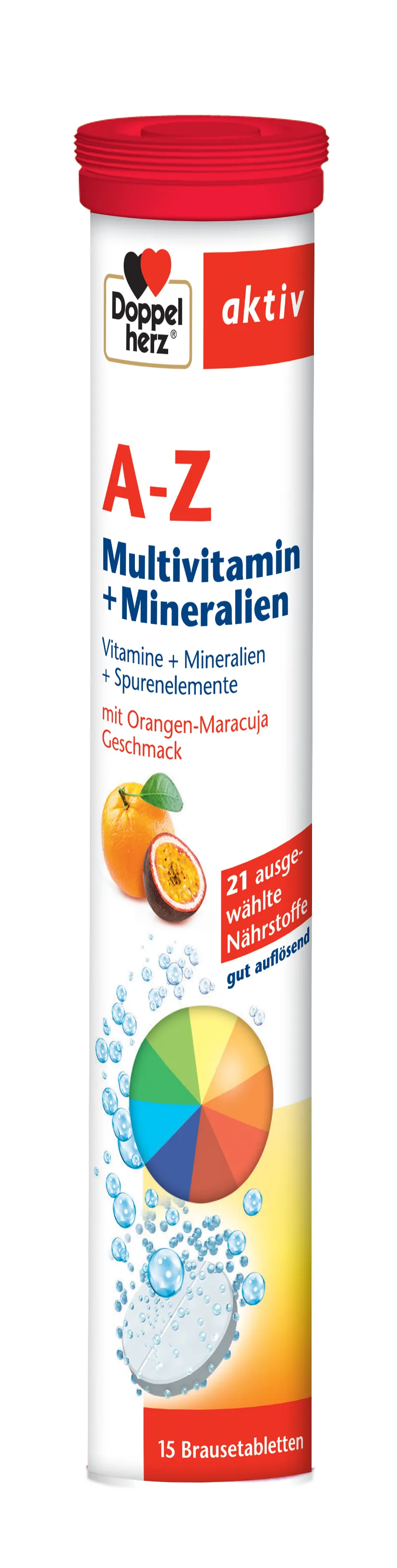 A-Z Multivitamine + minerale x 15 comprimate efervescente (Doppelherz)