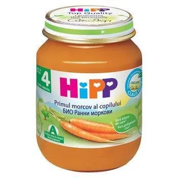 HIPP PIURE PRIMUL MORCOV AL COPILULUI 125G