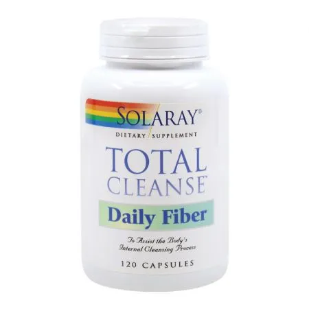 Total Cleanse Daily Fiber Solaray, 120 capsule, Secom