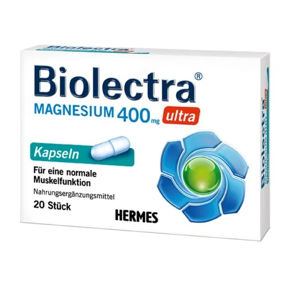 BIOLECTRA MAGNEZIU 400 ULTRA X 20 CPS