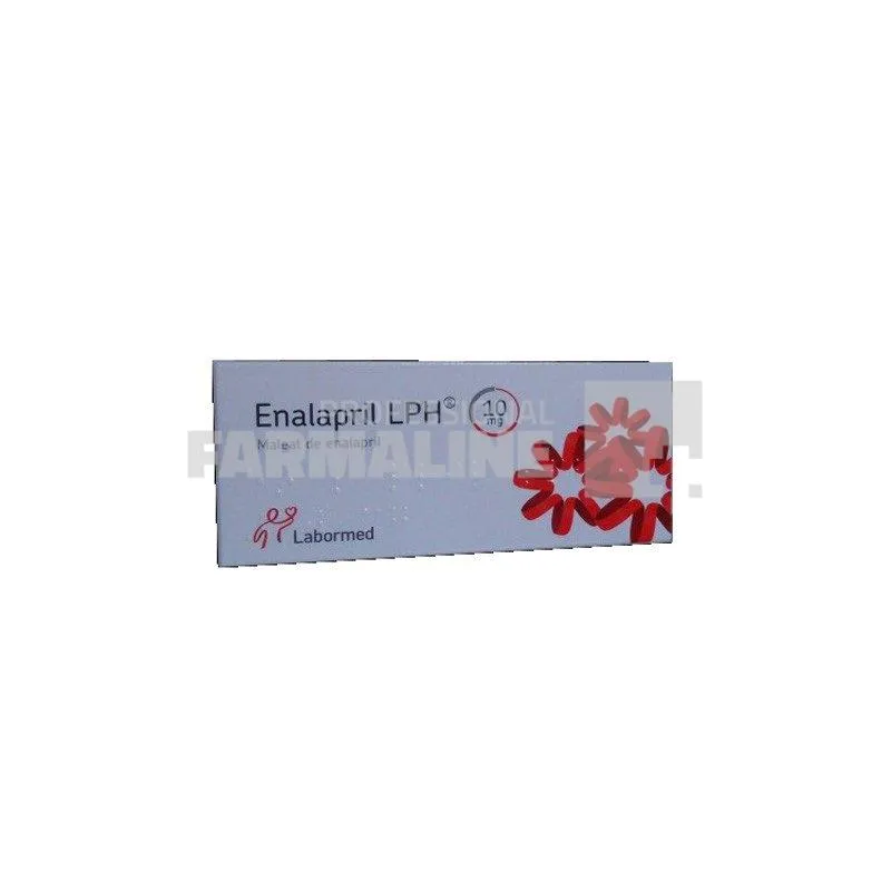 ENALAPRIL LPH 10 mg x 30 COMPR. 10mg LABORMED PHARMA SA