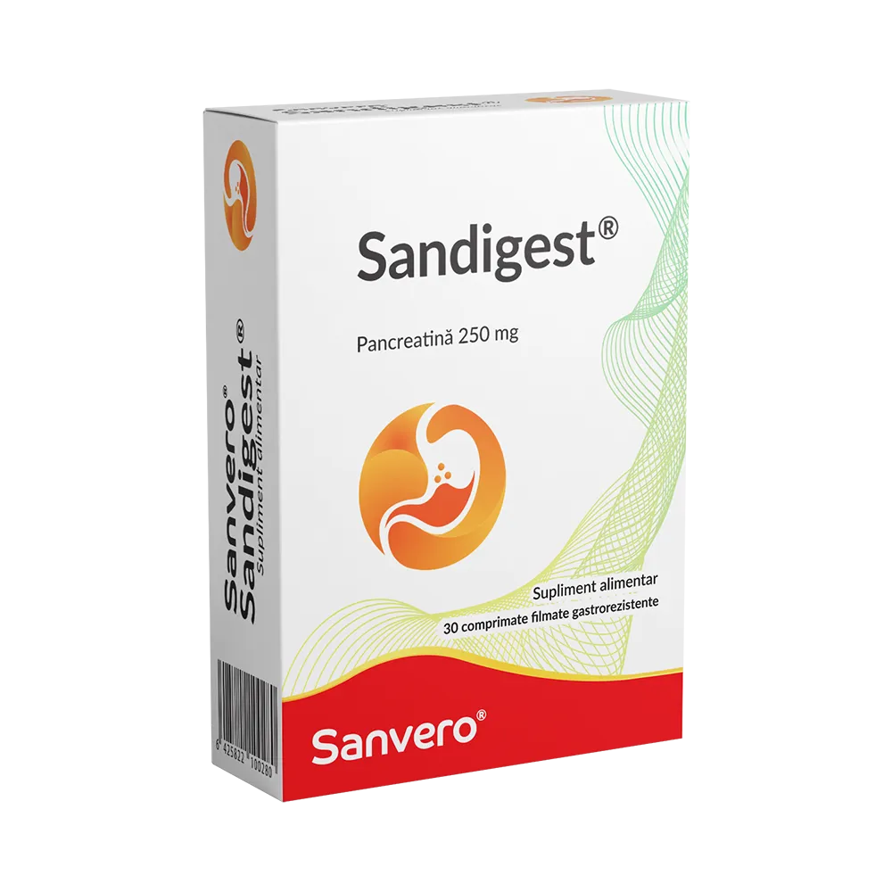 Sanvero Sandigest x 30 comprimate