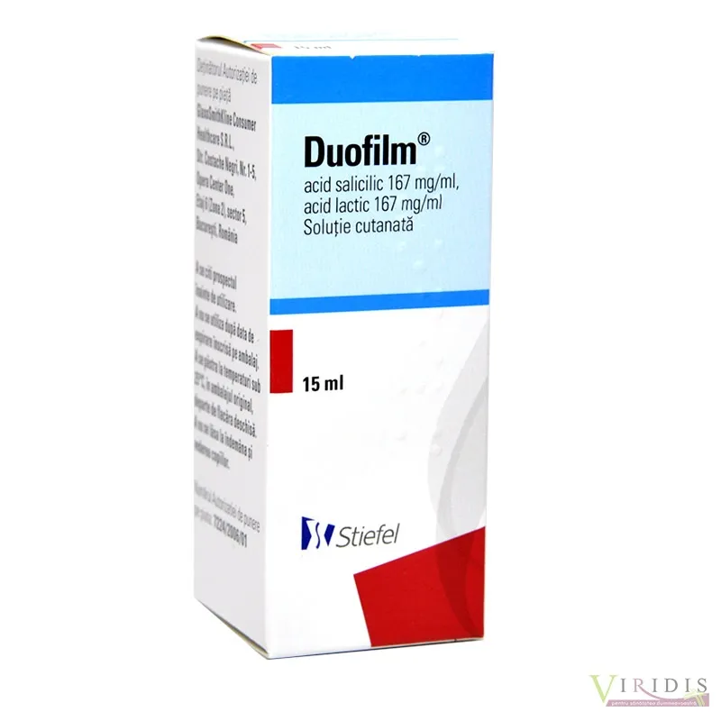 Duofilm solutie cutanata x 15ml