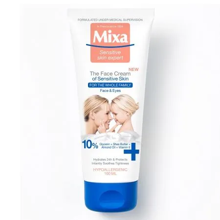 Crema de fata hidratanta pentru intreaga familie, 100 ml, Mixa