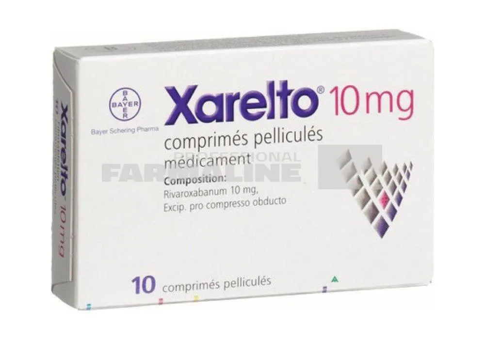 XARELTO 10mg X 10 COMPR. FILM. 10mg BAYER AG