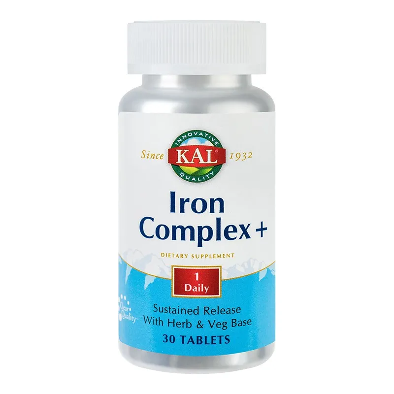 SECOM Iron complex+, 30 tablete, Kal