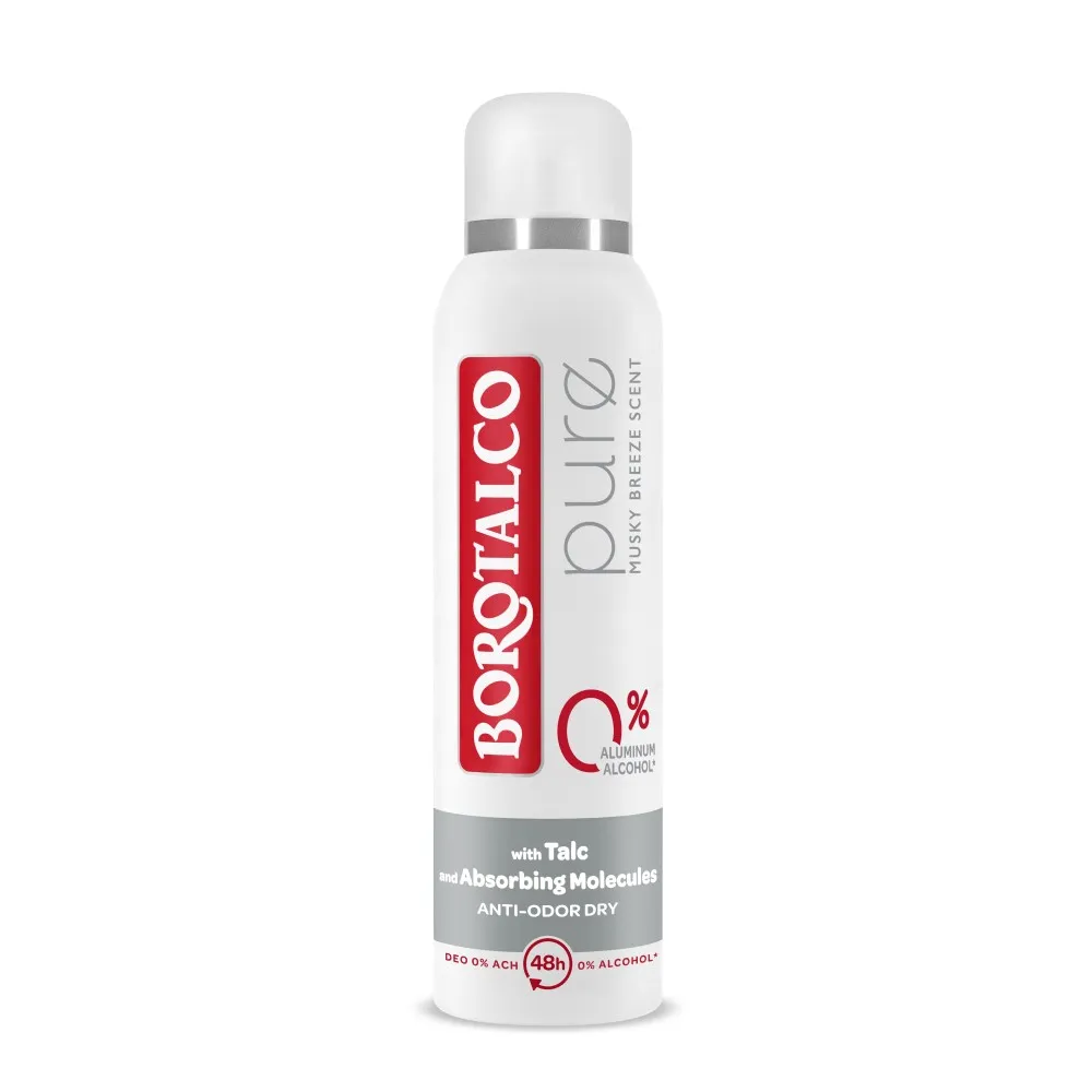 Deodorant spray Pure Musk, 150 ml, Borotalco