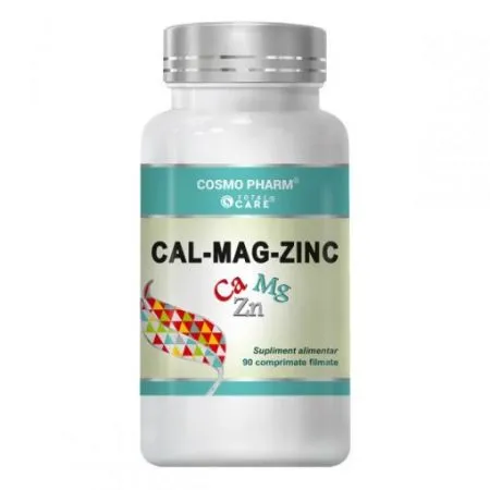 Cal-Mag-Zinc, 90 comprimate filmate, Cosmopharm