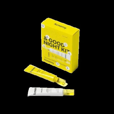 Rutina pentru tenul predispus la acnee, Good Morning & Good Night Kit, 80 ml, Acnemy