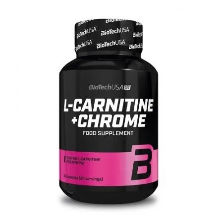 L-Carnitine + Chrome, 60 capsule, BioTech USA