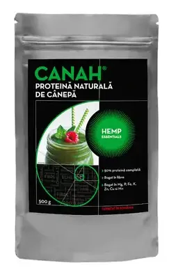 Pudra Proteica de Canepa Eco x 500g (Canah)