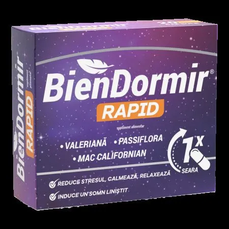 Bien Dormir Rapid, 20 capsule, Fiterman Pharma