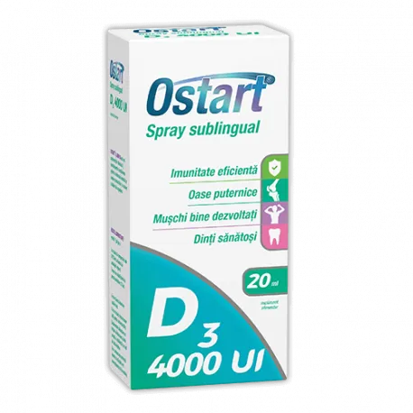 Ostart D3 4000 UI spray sublingual x 20 ml