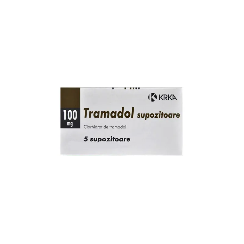 TRAMADOL x 5 SUPOZ. 100mg KRKA D.D.