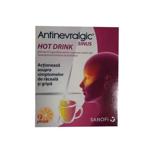 Antinevralgic Sinus Hot Drink x 12 plicuri