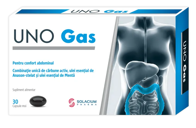 Digest UNO Uno Gas x 30 capsule (Solacium)