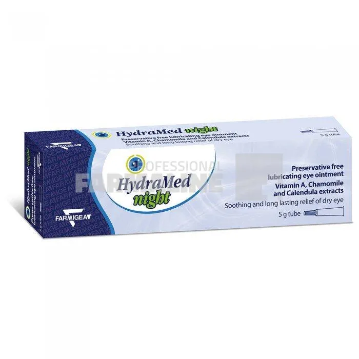 Hydramed Night Unguent oftalmic lubrifiant 5 g