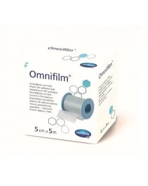 HARTMANN OMNIFILM PLASTURE ROLA SUPORT FOLIE 5CM X 5M X 1BUC