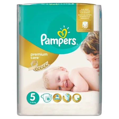 PAMPERS 5 Premium Care Junior (11-16kg) x 17buc