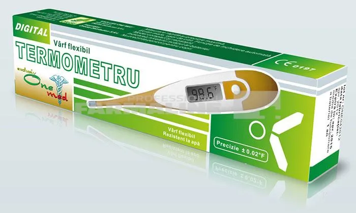 One Med  Termometru digital cu varf flexibil