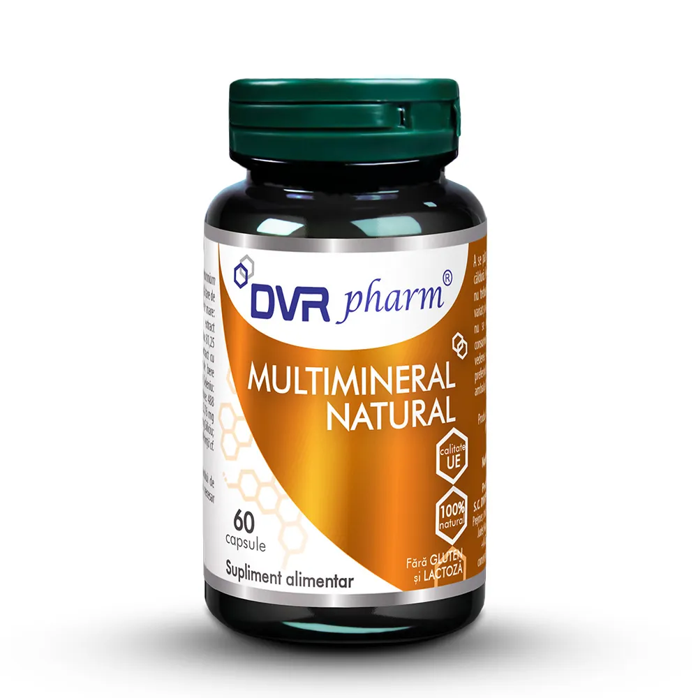 Multumineral natural, 60 capsule, Dvr Pharm