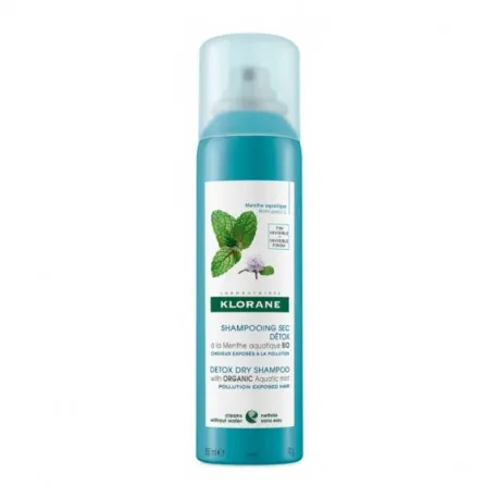 Klorane Sampon uscat cu extract de menta acvatica, 150 ml