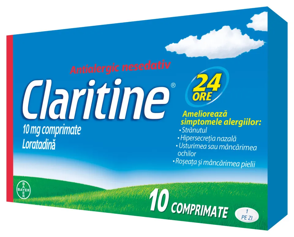 CLARITINE 10MG X 10 COMPRIMATE