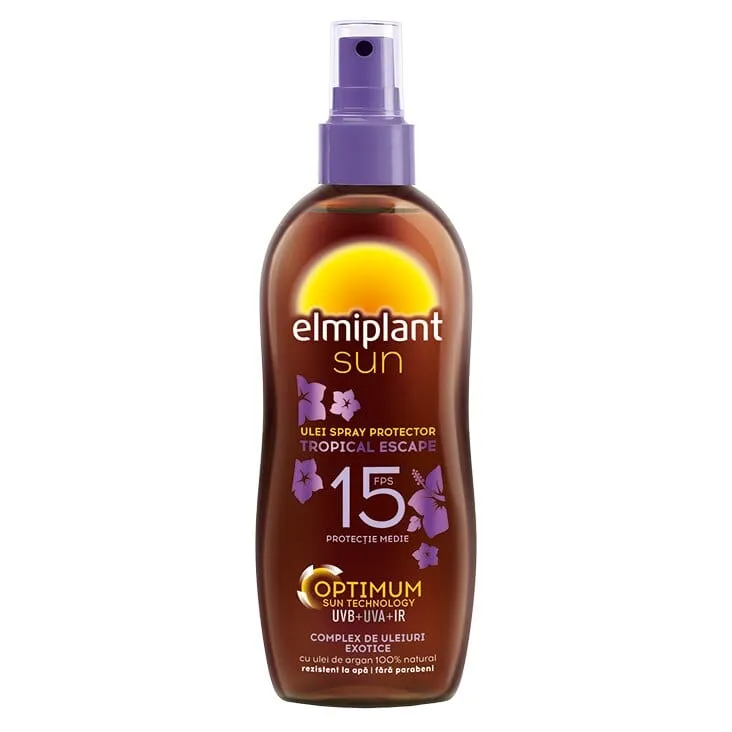 Elmiplant Tropical Escape Ulei bronzare accelerata SPF15 150 ml