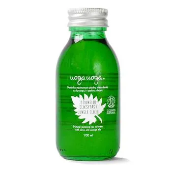 Ulei vegan pentru par cu uleiuri de masline si portocale Jungle Elixir, 100ml, Uoga Uoga