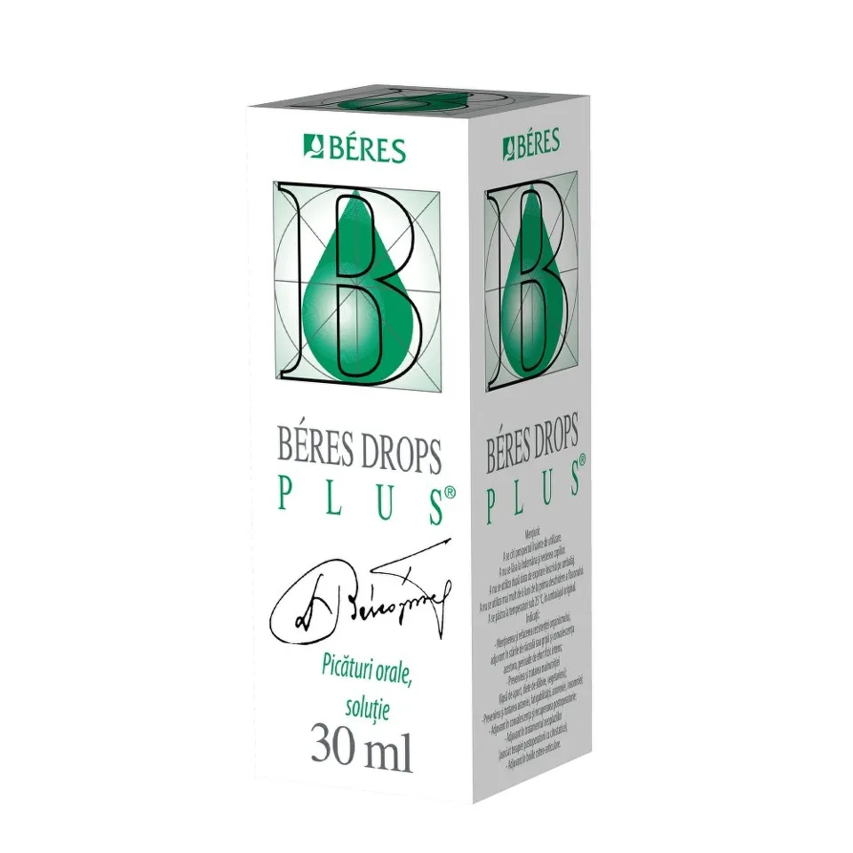 BERES DROPS PLUS PICATURI ORALE 30ML