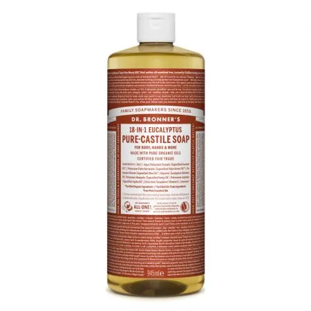 Sapun magic lichid 18in1 cu eucalipt, 945 ml, Dr. Bronner's