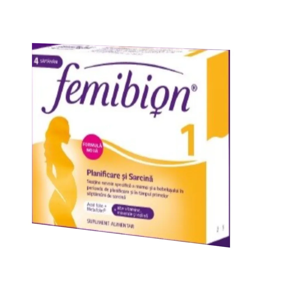 Femibion 1 Planificare si Sarcina x 28 comprimate filmate -Dr.Reddy's Laboratories RO