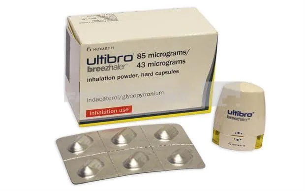 ULTIBRO BREEZHALER 85 micrograme/43 micrograme X 30