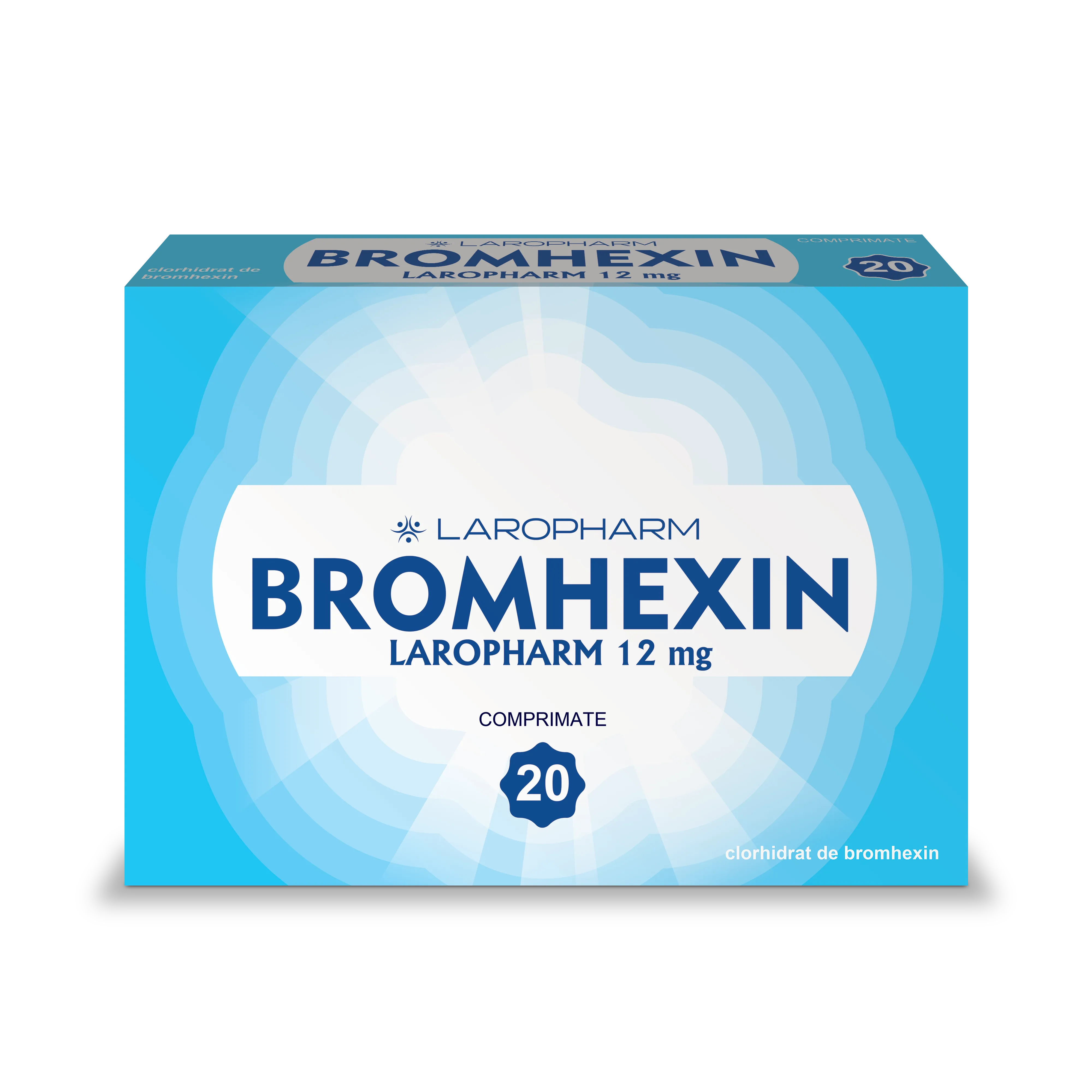 Bromhexin 12 mg, 20 comprimate, Laropharm