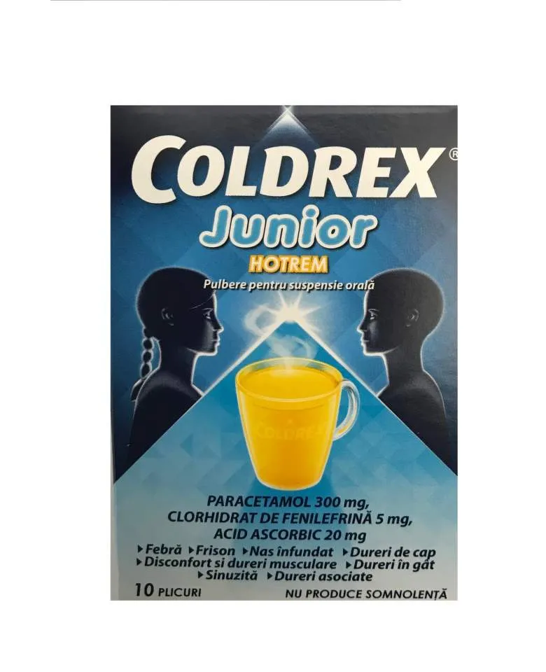 COLDREX HOTREM JUNIOR 10PLICURI