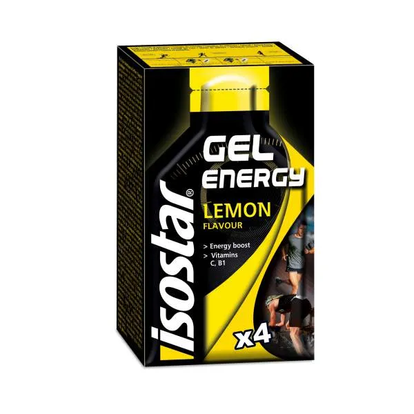 ISOSTAR ENERGY GEL LEMON 4 X 35G