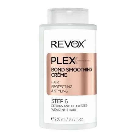 Crema pentru netezirea parului Bond Smoothing Step 6, 260 ml, Revox Plex