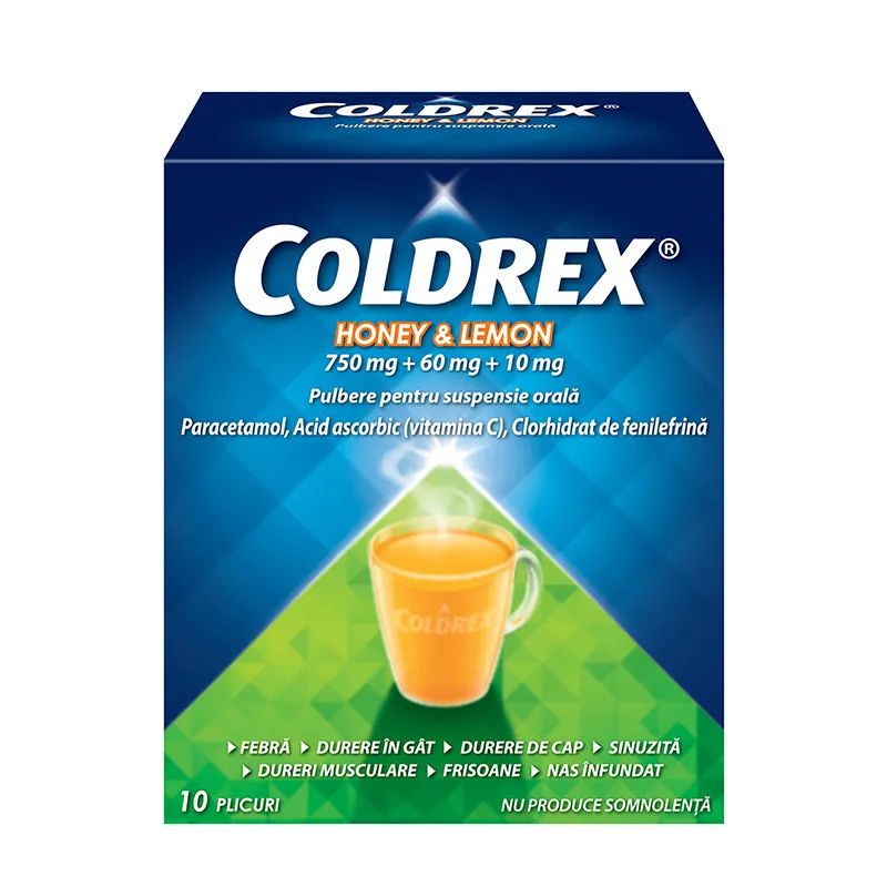 COLDREX HONEY&LEMON 10PLICURI