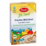 Topfer cereale gris + lapte + fructe 6luni x 200g