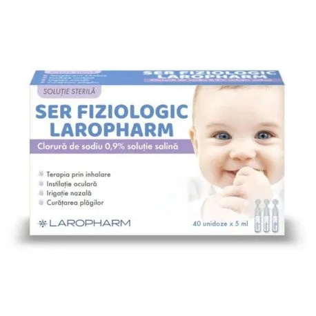 Ser fiziologic Laropharm 5ml*40 unidoze