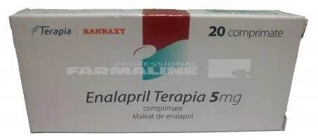 ENALAPRIL TERAPIA 5mg X 20 COMPR. 5mg TERAPIA SA