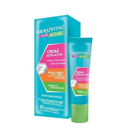 Gerovital Plant Stop Acnee Crema ultra-activa 15 ml