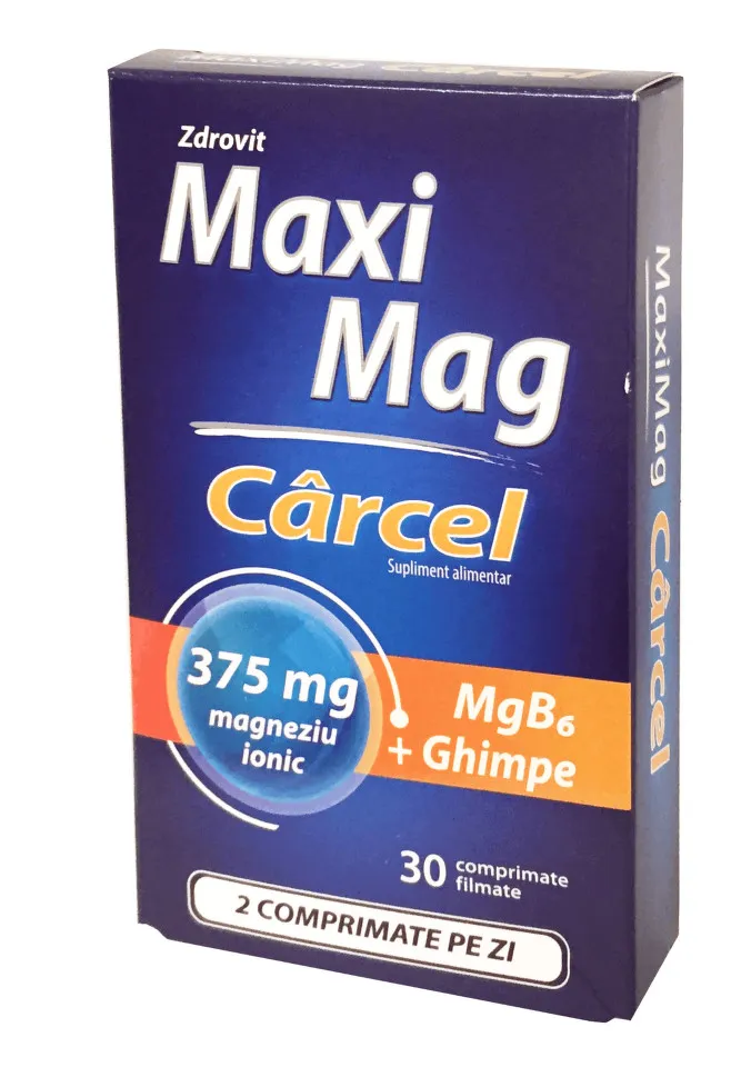 ZDROVIT MAXIMAG CARCEL 30 COMPRIMATE FILMATE