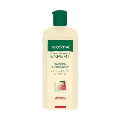 11410 Gerovital Tratament Expert Sampon anticadere, 400 ml