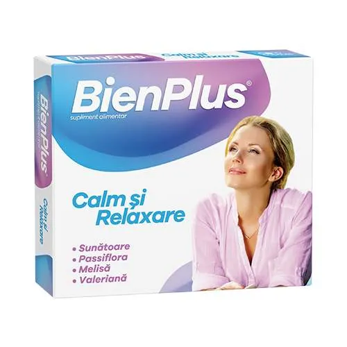 BIEN PLUS CALM SI RELAXARE 10 CAPSULE