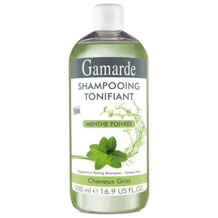 Sampon eco natural tonifiant cu menta, 500 ml, Gamarde