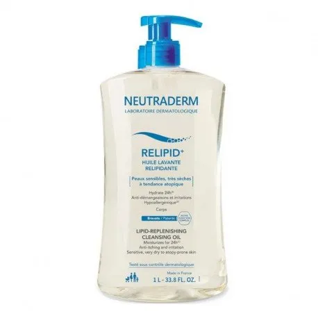 Neutraderm Relipid+ Ulei relipidizant pentru baie si dus, 1000 ml