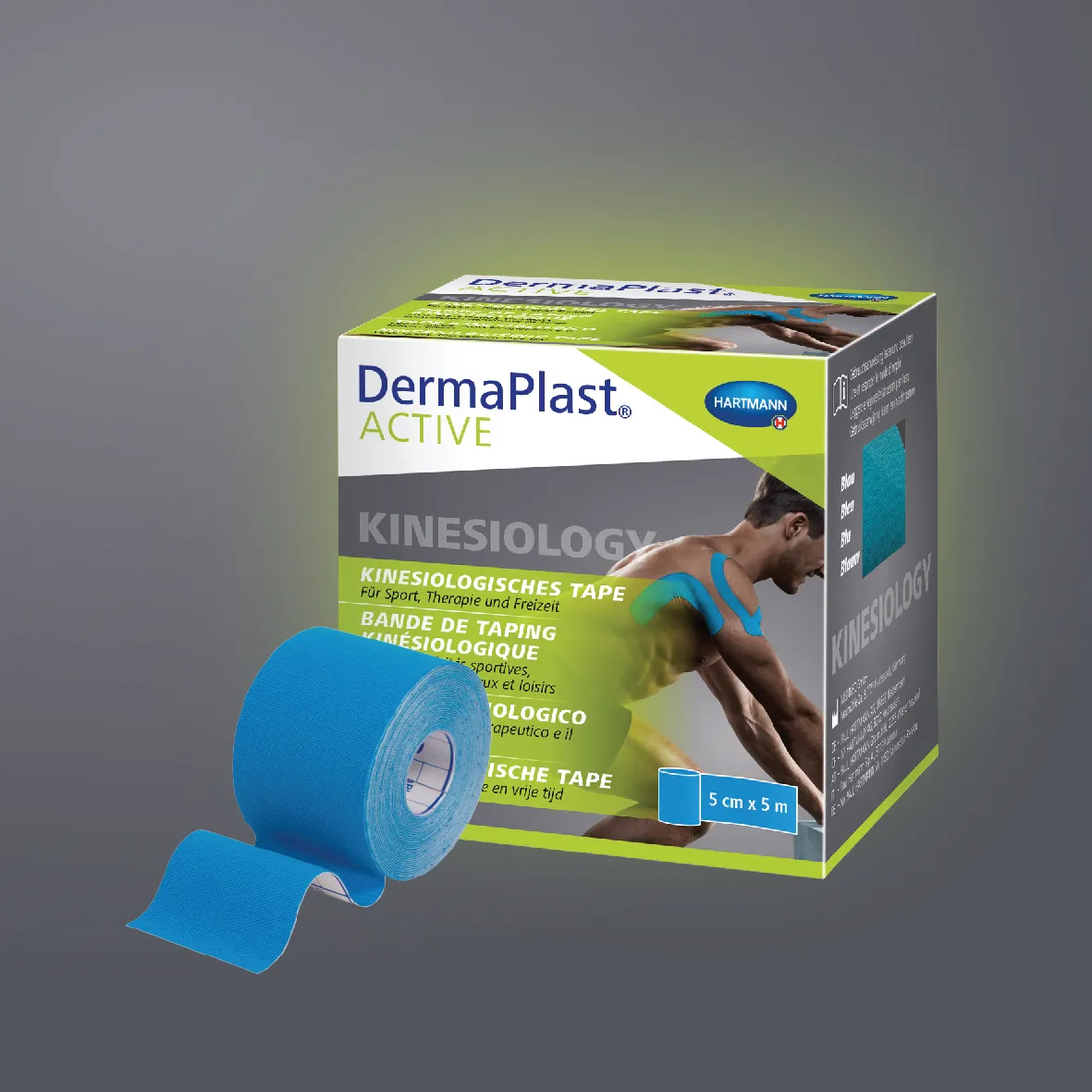 HARTMANN Dermaplast Active banda kinesiologica, 5cm x 5m