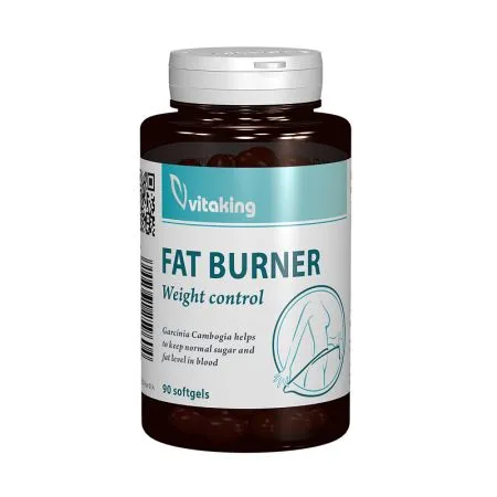 Fat burner cu CLA si Garcinia Cambogia, 90 capsule moi, VitaKing