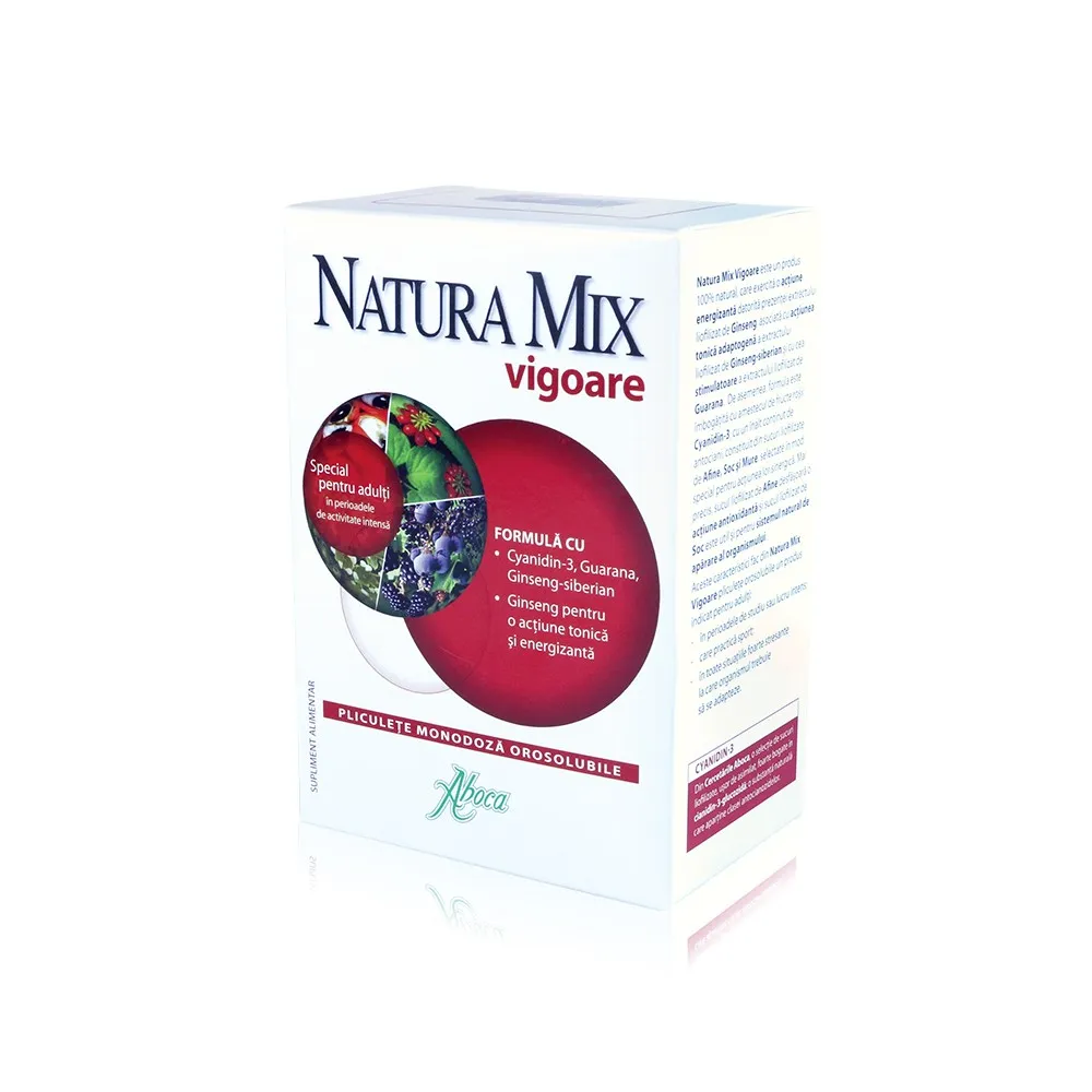 Aboca Natura Mix Vigoare Granule Adulti 20 plicuri